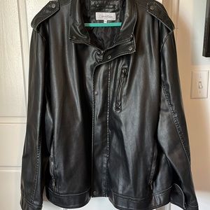 Calvin Klein men’s leather jacket size XXL